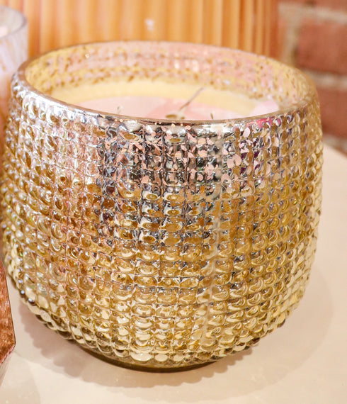 SWEET GRACE GOLD TEXTURED CANDLE